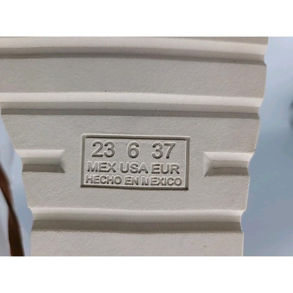 Sandals Women's Huarache Artesanías- Butterfly Embroidery Sandals Size 6 - NEW - Picture 14 of 16